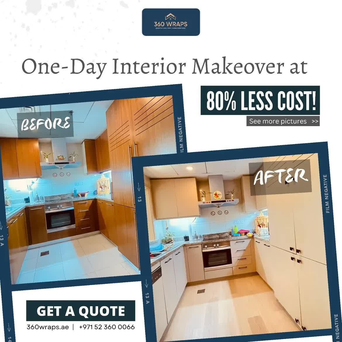 Dubai, Interior Design, Transform Your Space In Just ONE Day With 360 Wraps- Vinyl Wrapping