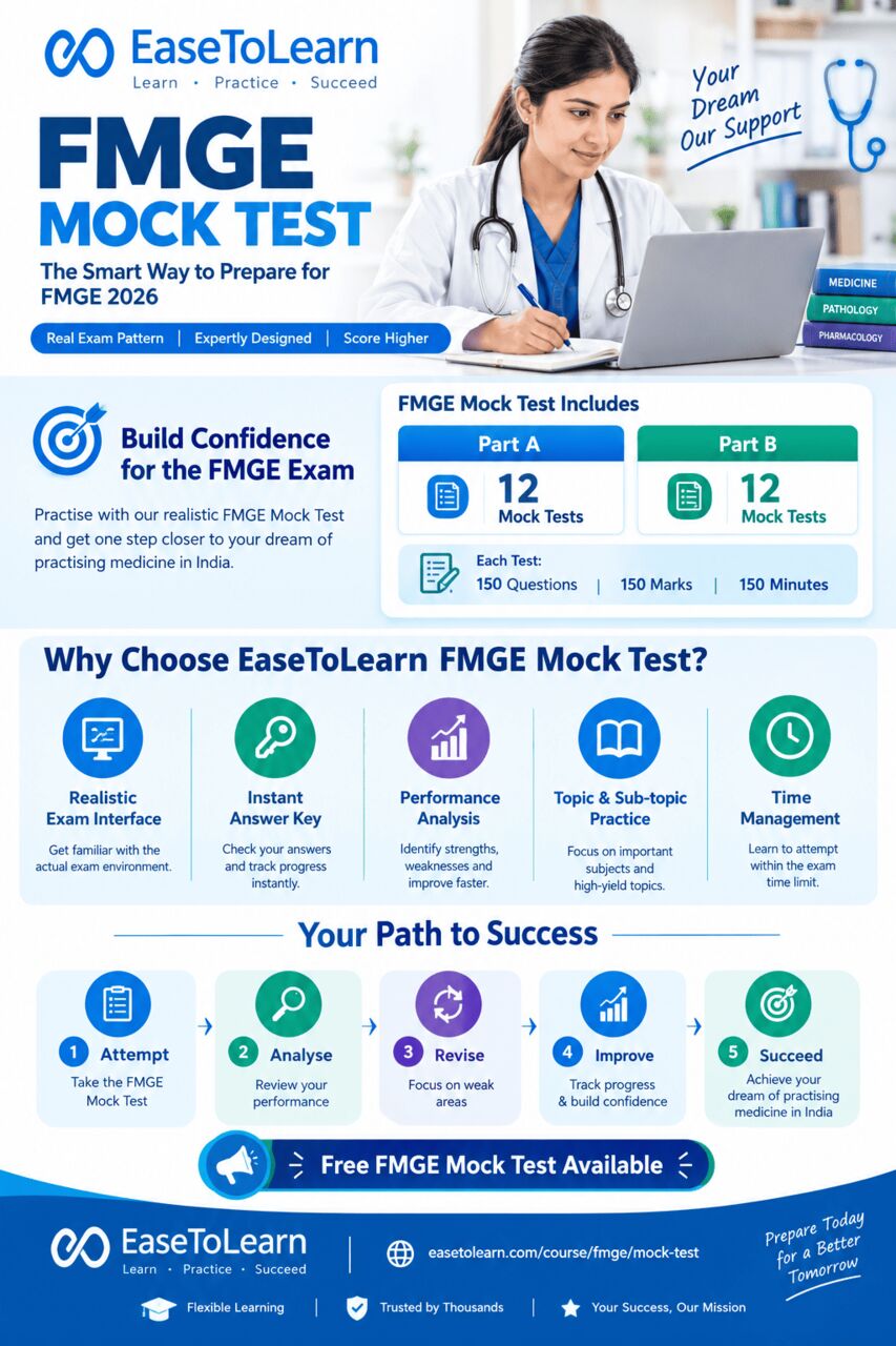 Mumbai, Education, FMGE Mock Test 2026 &ndash; Free Online Practice Test Series For FMGE Preparation