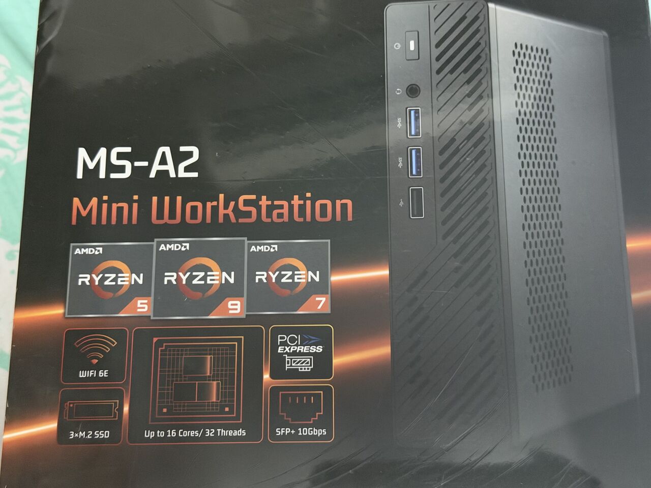Jeddah, Computers, SAR 5500,  MS-A2-9955 32/2TB AMD RYZEN 9( 16 Core 32 Thread ) 32GB DDR5 Ram