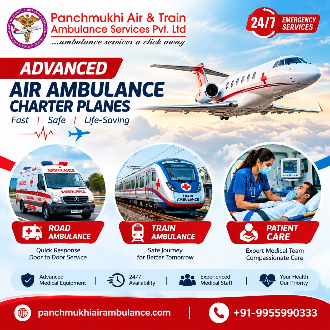 Mumbai, Health, Panchmukhi Air Ambulance Cost From Patna &ndash; Budgeted Support Available 24/7