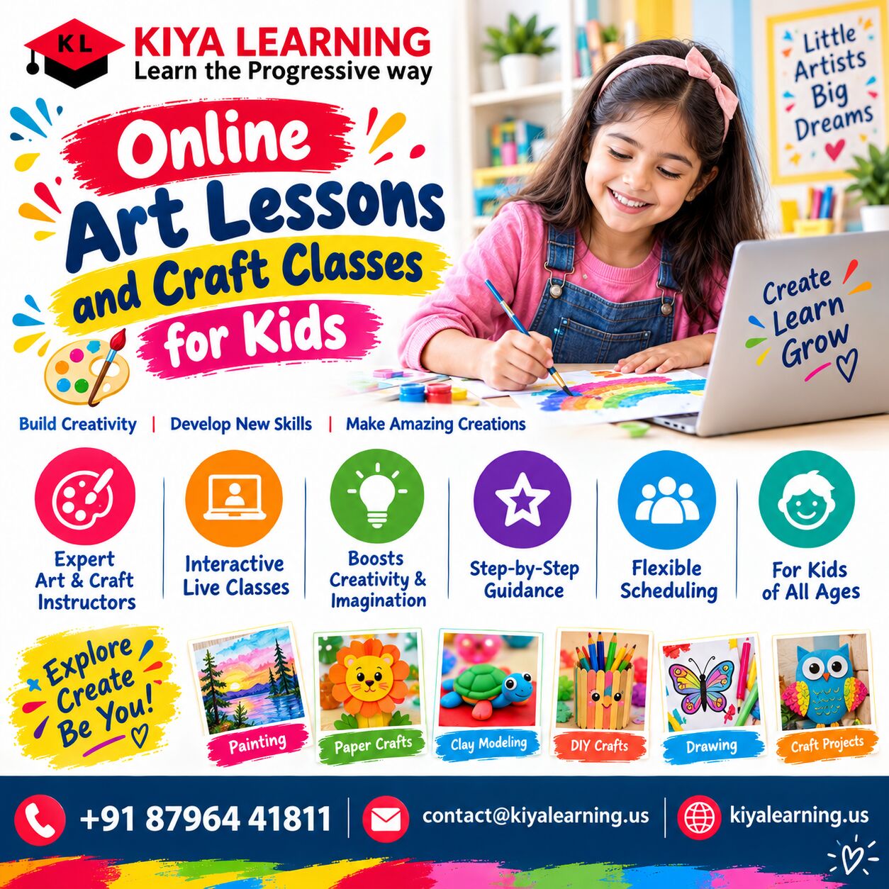New York, Education, Online Art Lessons And Craft Classes For Kids