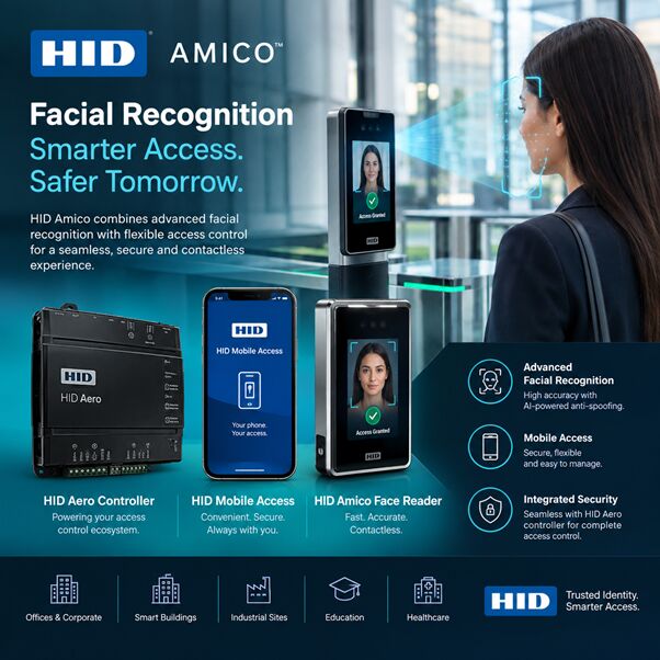Dubai, Computer, HID Amico Facial Recognition: A Complete Guide For Businesses In Dubai And The UAE