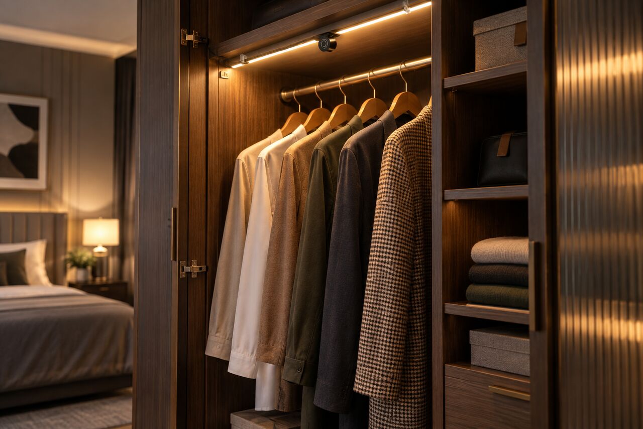 Noida, Electronics, Automatic Wardrobe Lights & Sensor LED Strips: Planning Guide