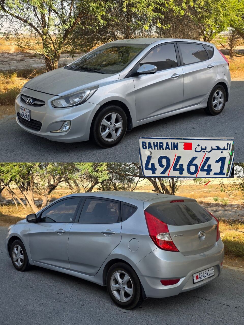 Riffa, Vehicle Lease Transfer, BHD 1650,  Accent Hyundai 2015 For Sale