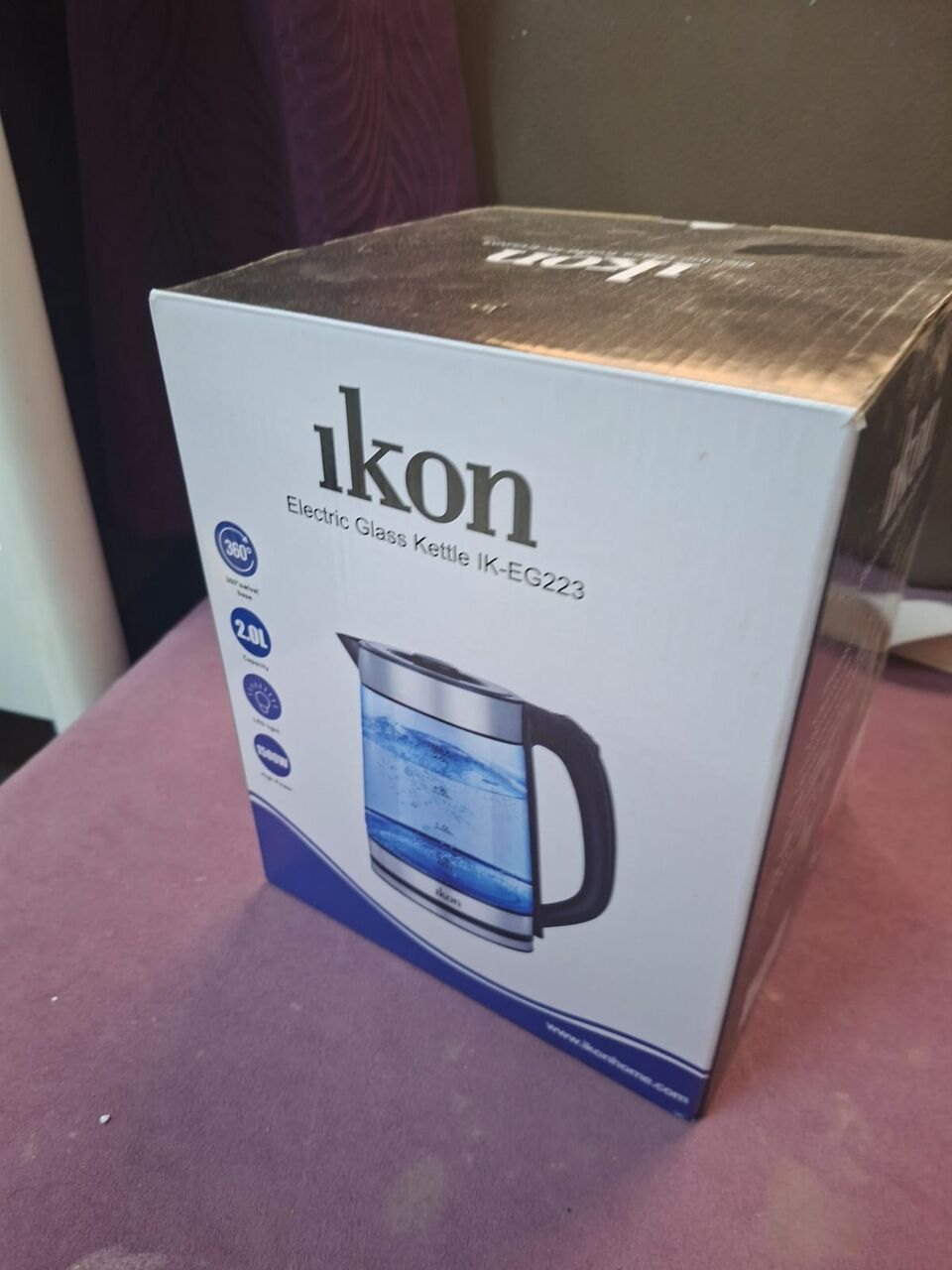 Al Andalus, Appliances, SAR 60,  Ikon Electric Glass Kettle, 2L, IK-EG223