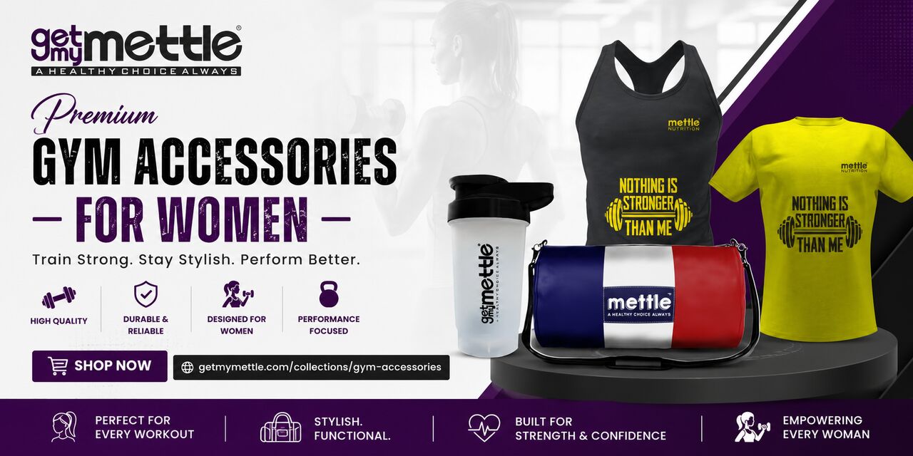 Mumbai, Health & Beauty Items, Title: Gym Accessories For Women &ndash; Upgrade Your Workout With Getmymettle