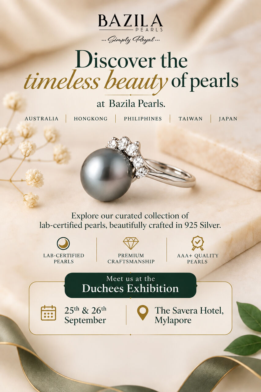 Chennai, Jewelry, INR 2500,  Find The Pearl That Speaks To You |  Duchess Utsav - Bazila Pearls 25-26 SEPTEMBER 2026