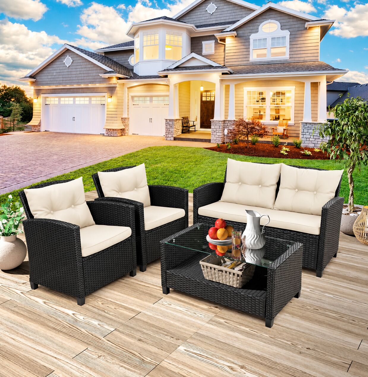 Mumbai, Furniture, INR 55,  Affordable Wicker Couch | Loccus Outdoor Furniture