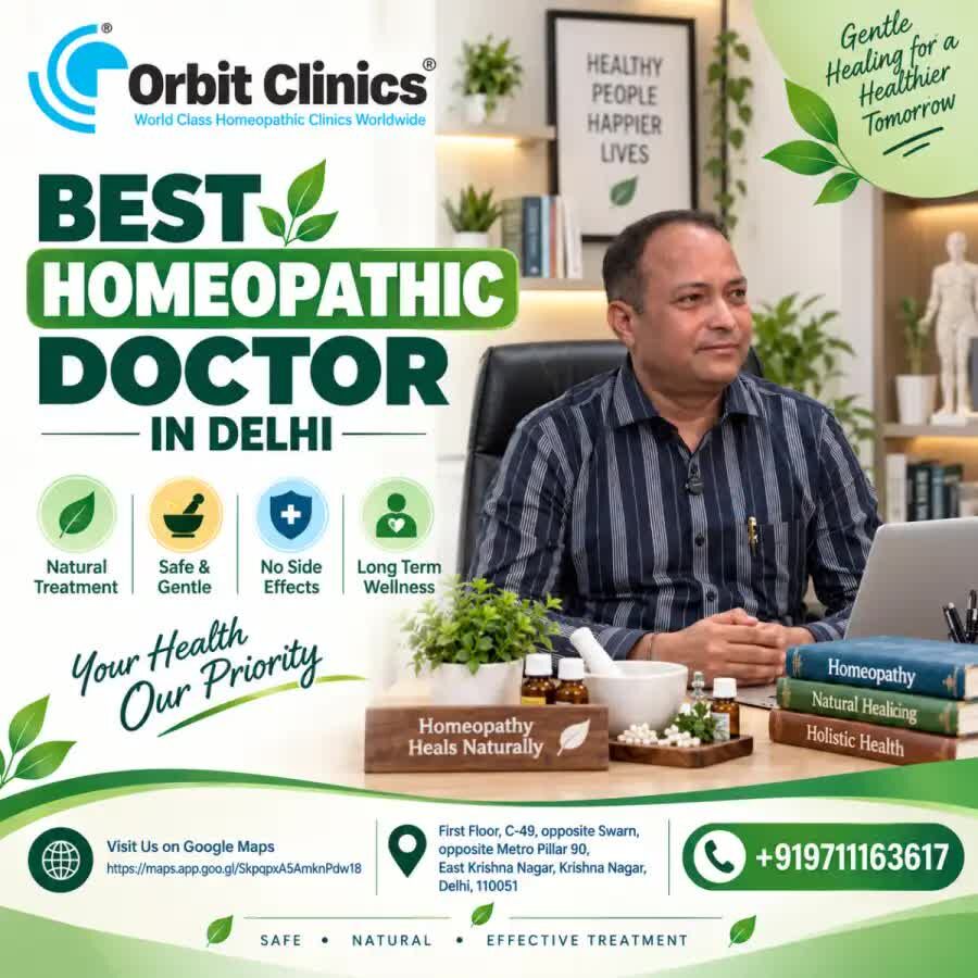 New Delhi, Health, Top Rated Homeopathy Clinic Near Me In Delhi