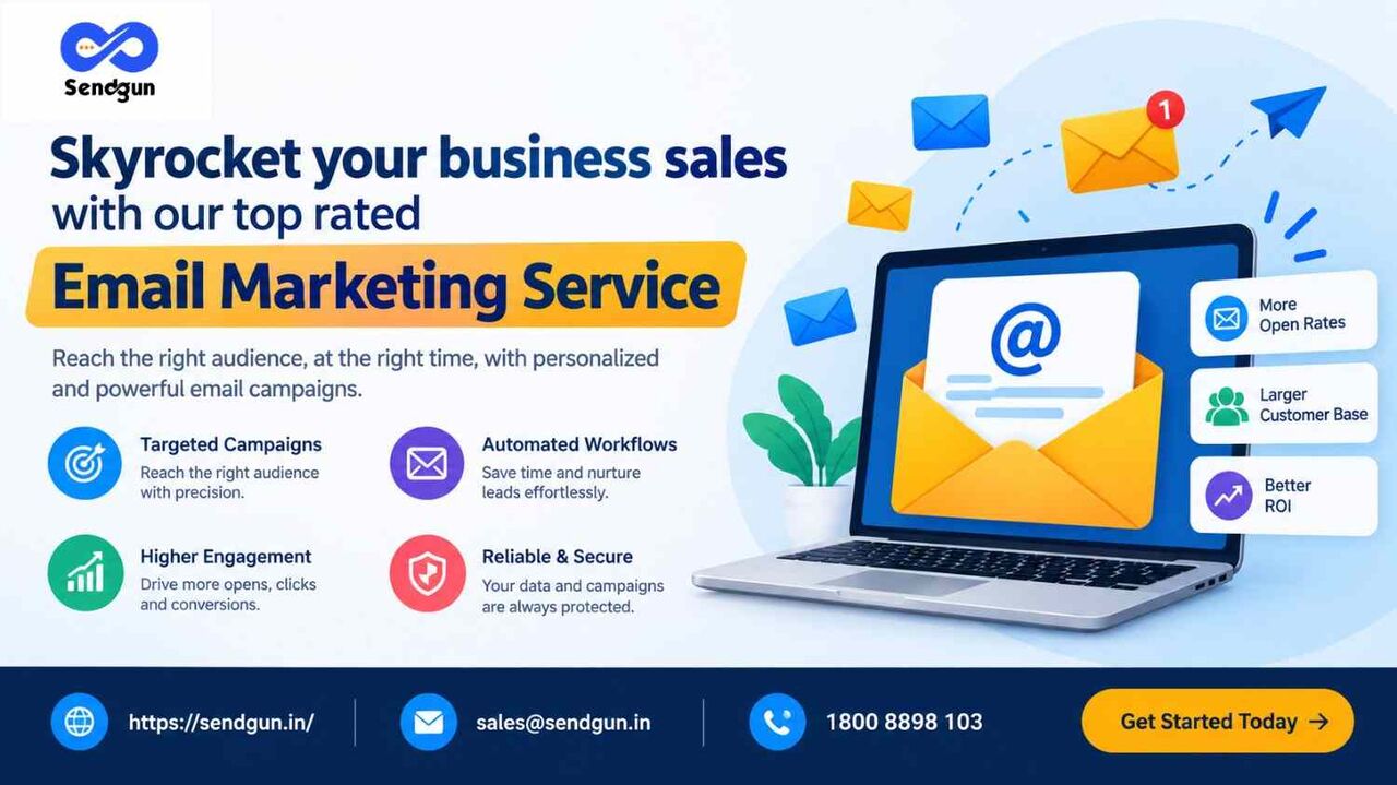 Mumbai, Marketing, Skyrocket Your Business Sales With Our Top Rated Email Marketing Service