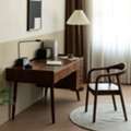 Elevate Your Workspace With A Black Walnut Wood Desk