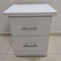 SAR 50,  Side Table With 2 Drawer And Tv Rack With Cabinet Shelves