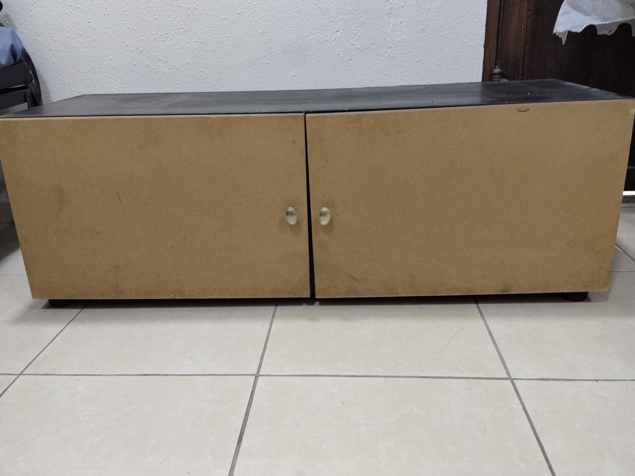Dammam, Household Items, SAR 50,  Side Table With 2 Drawer And Tv Rack With Cabinet Shelves