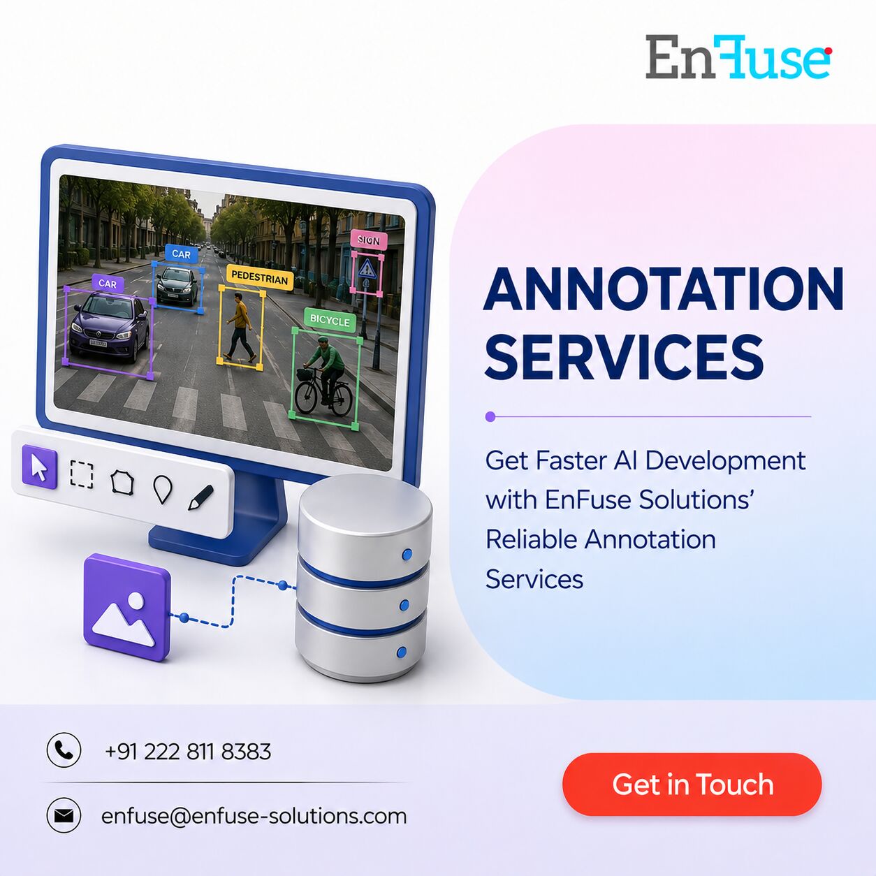 Mumbai, Marketing, Get Faster AI Development With EnFuse Solutions&rsquo; Reliable Annotation Services