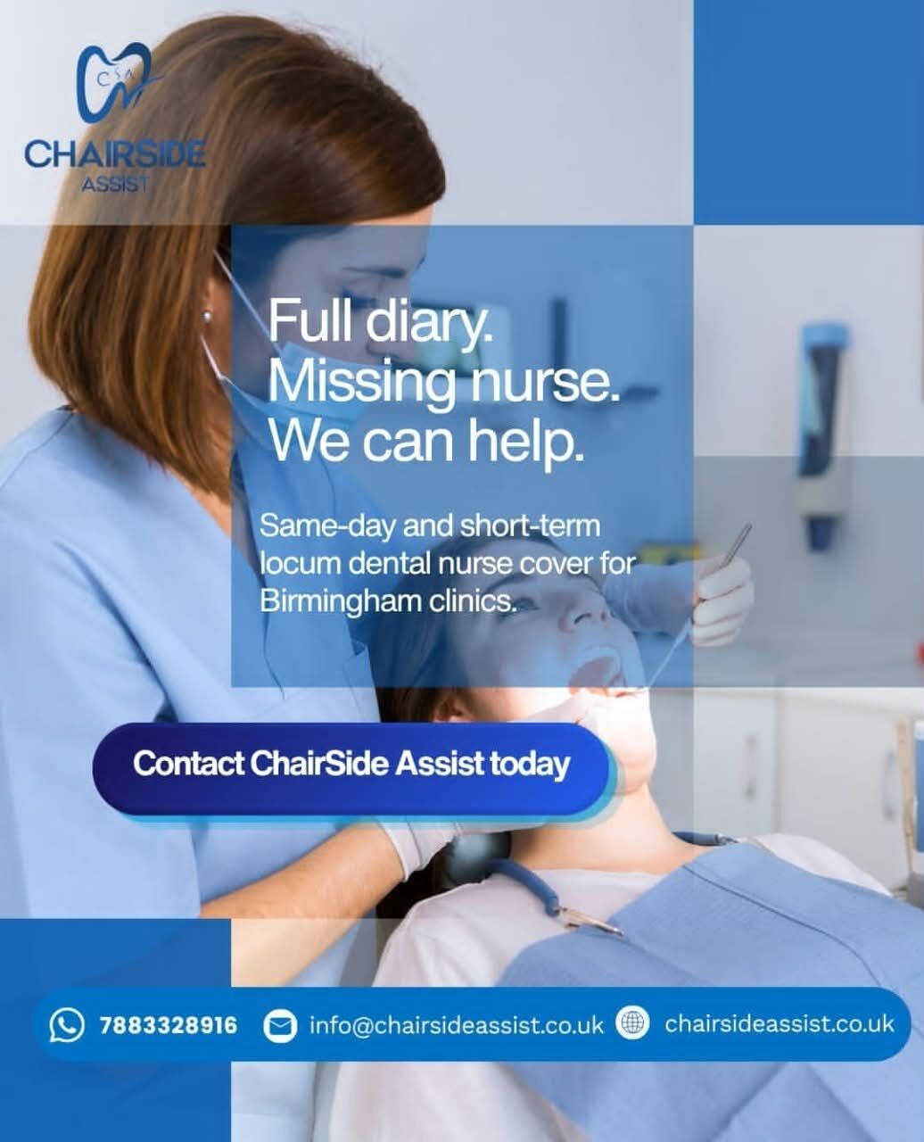 Birmingham, Health, ChairSide Assist: Premier Dental Nursing Support In Birmingham