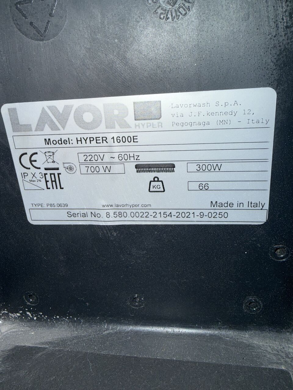 Al Malqa, Appliances, SAR 3500,  Lavor Hyper 1600E Professional Floor Scrubber Dryer &ndash; Made In Italy