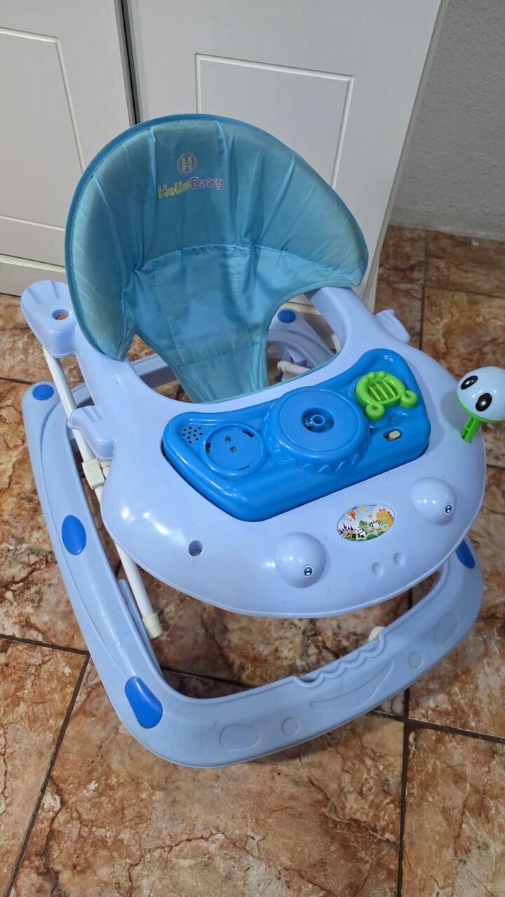 Al Jubail Al Balad, Baby & Kid Stuff, SAR 50,  Baby Walker With Musical Activity Panel &ndash; Hello Baby &ndash; Good Condition