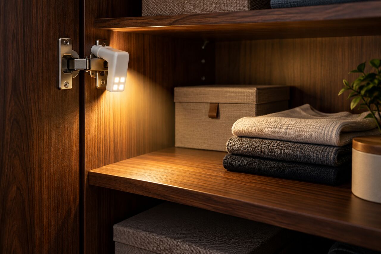 Noida, Electronics, LED Hinge Lights Vs Wardrobe Switch Sensors: Door Controls