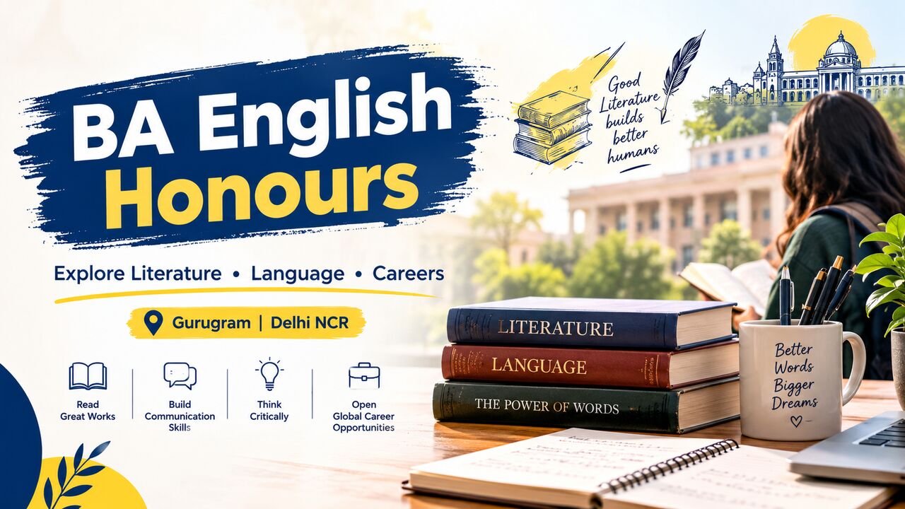 Gurugram, Education, B.A. (Hons.) English Admission 2026-27 | Fees, Eligibility