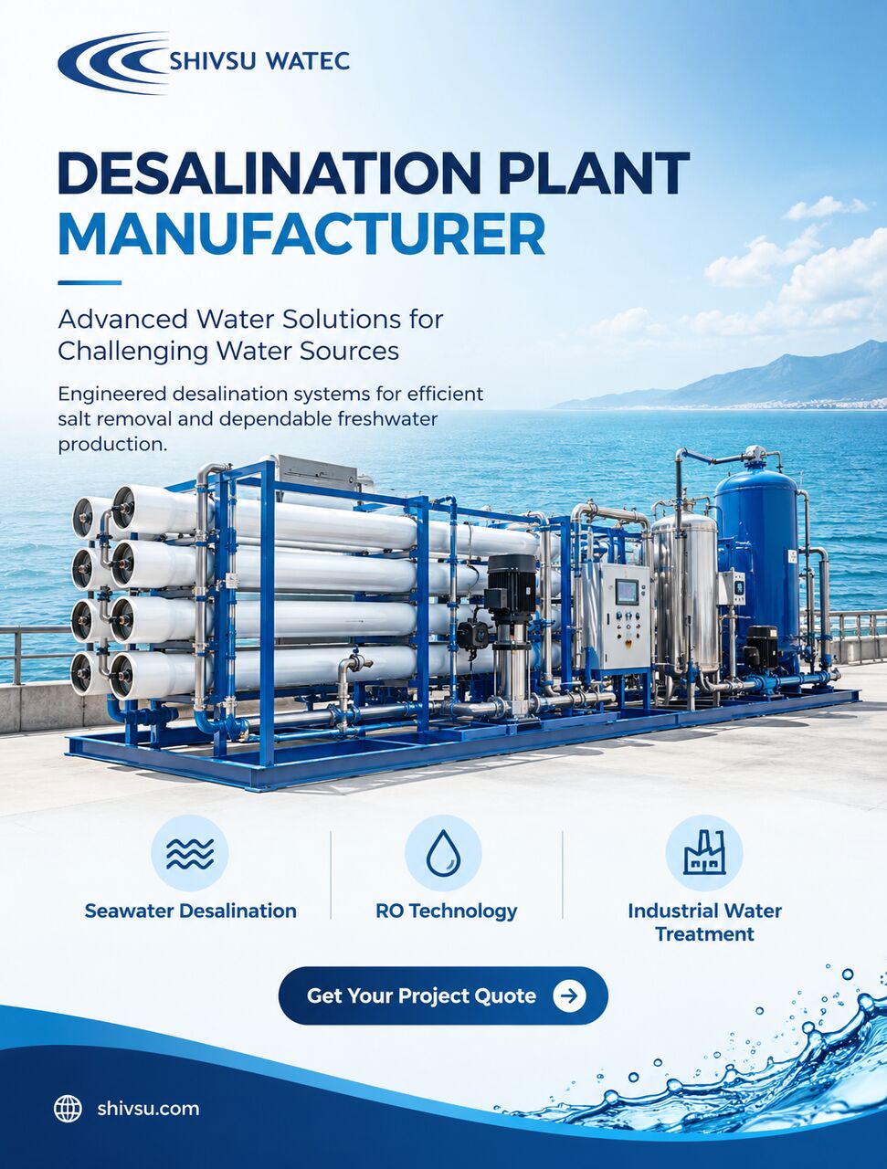 Mumbai, Industrial Machinery, Desalination Plant Manufacturer