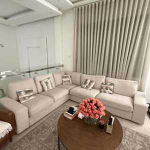 SAR 3250,  IKEA KIVIK 5-Seat Corner Sofa &ndash; Light Beige