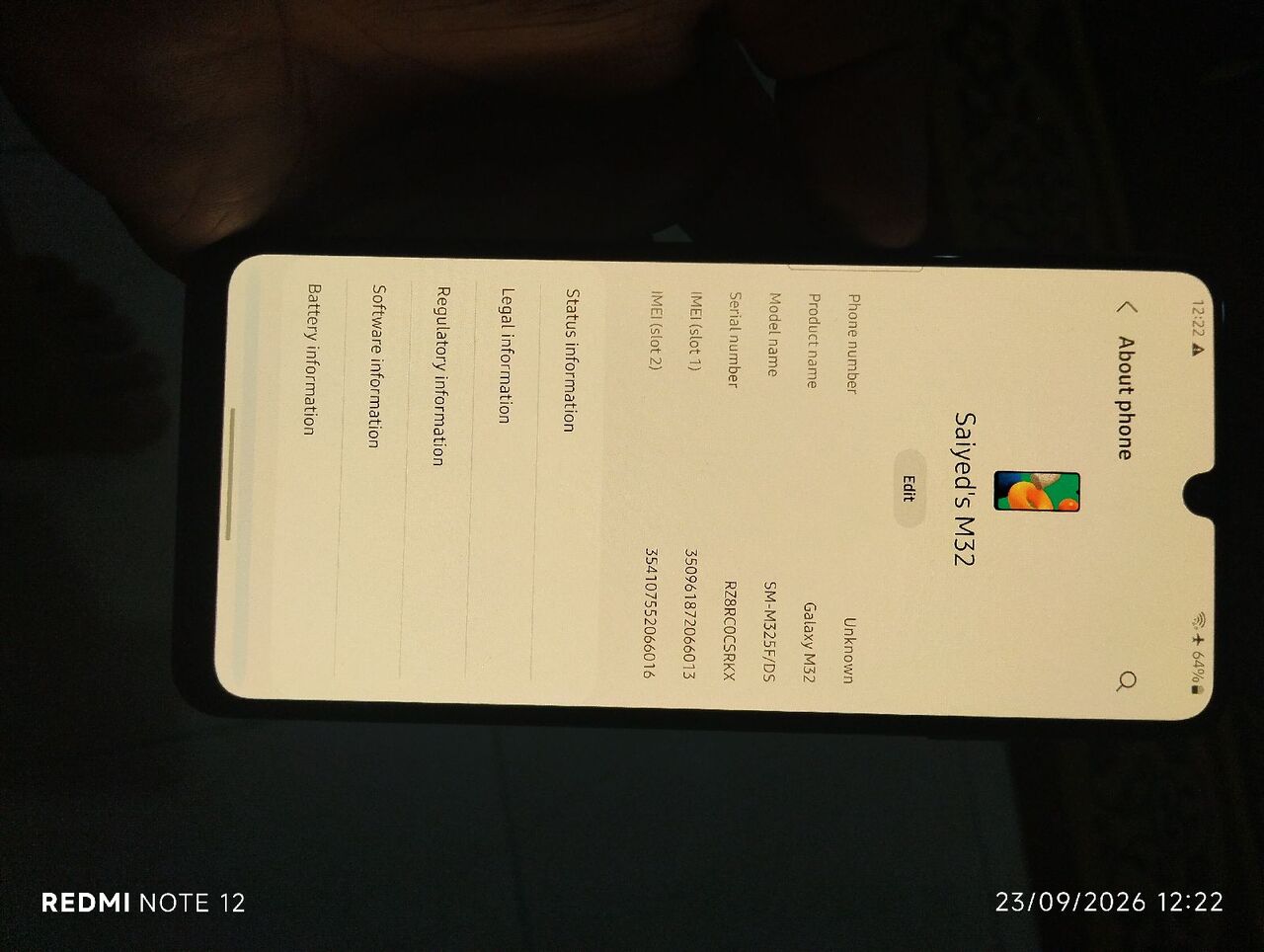 Al Sharafeyah, Mobile Phones, SAR 230,  Samsung M32 4GB Ram ,64GB Memory