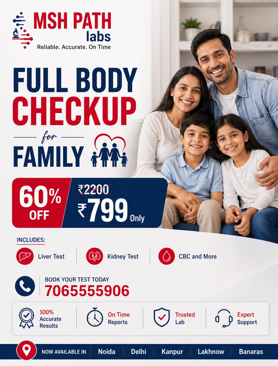 New Delhi, Health, Full Body Health Checkup | MSH PATH Labs