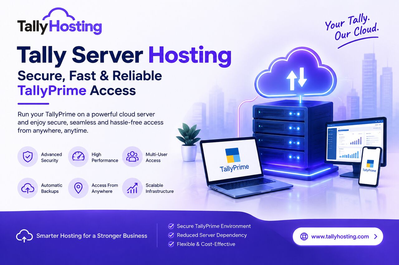 Noida, Business, Tally Server Hosting | Secure, Fast & Reliable TallyPrime Access