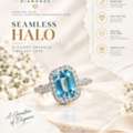 Seamless Halo: Elegant Sparkle | Layla Diamonds