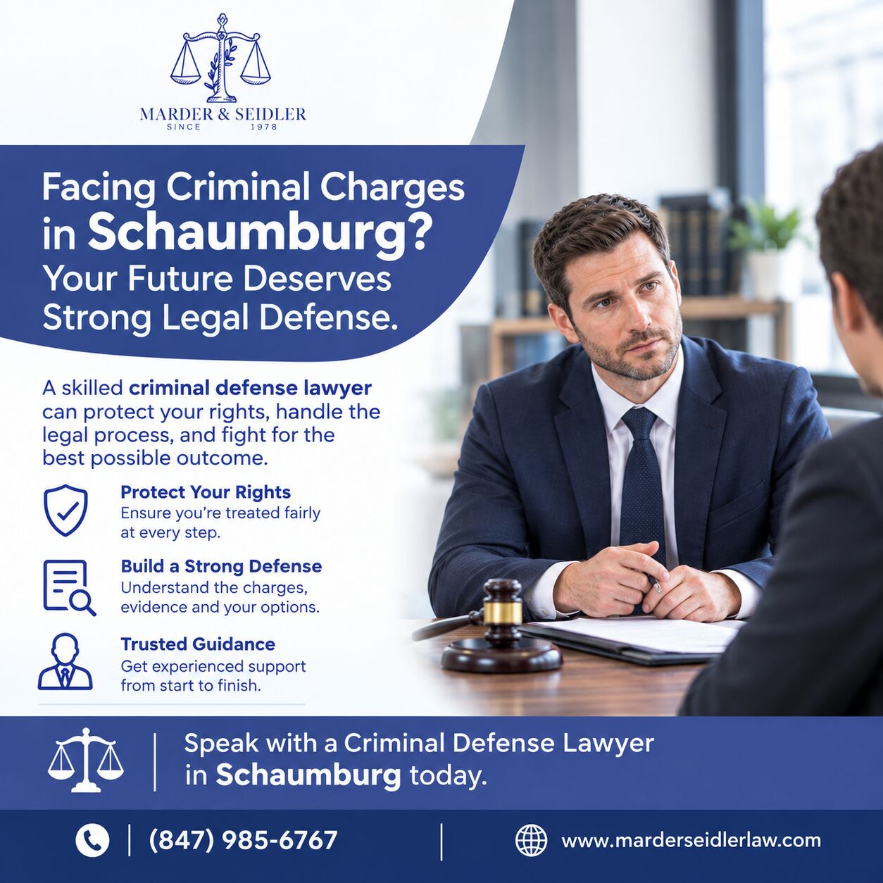 New York, Legal, Skilled Criminal Defense Lawyer Schaumburg - Marder And Seidler Law Firm