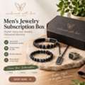 USD 28,  Men&rsquo;s Jewelry Subscription Box &ndash; Stylish Upcycled Jewelry Delivered Monthly