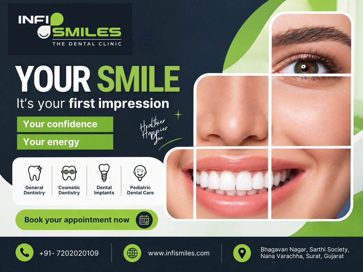 Ahmedabad, Dental, Best Dentist In Sarthana - Infismiles Dental Clinic