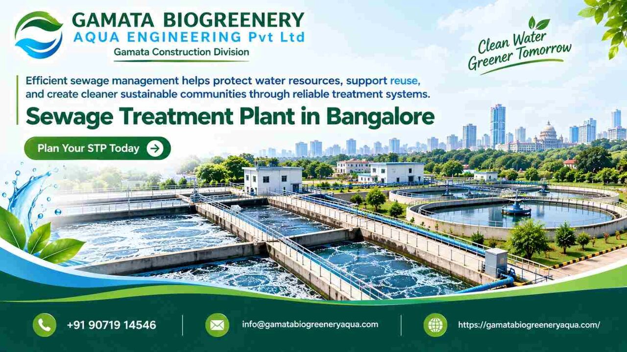 Bangalore, Construction, Sewage Treatment Plant In Bangalore