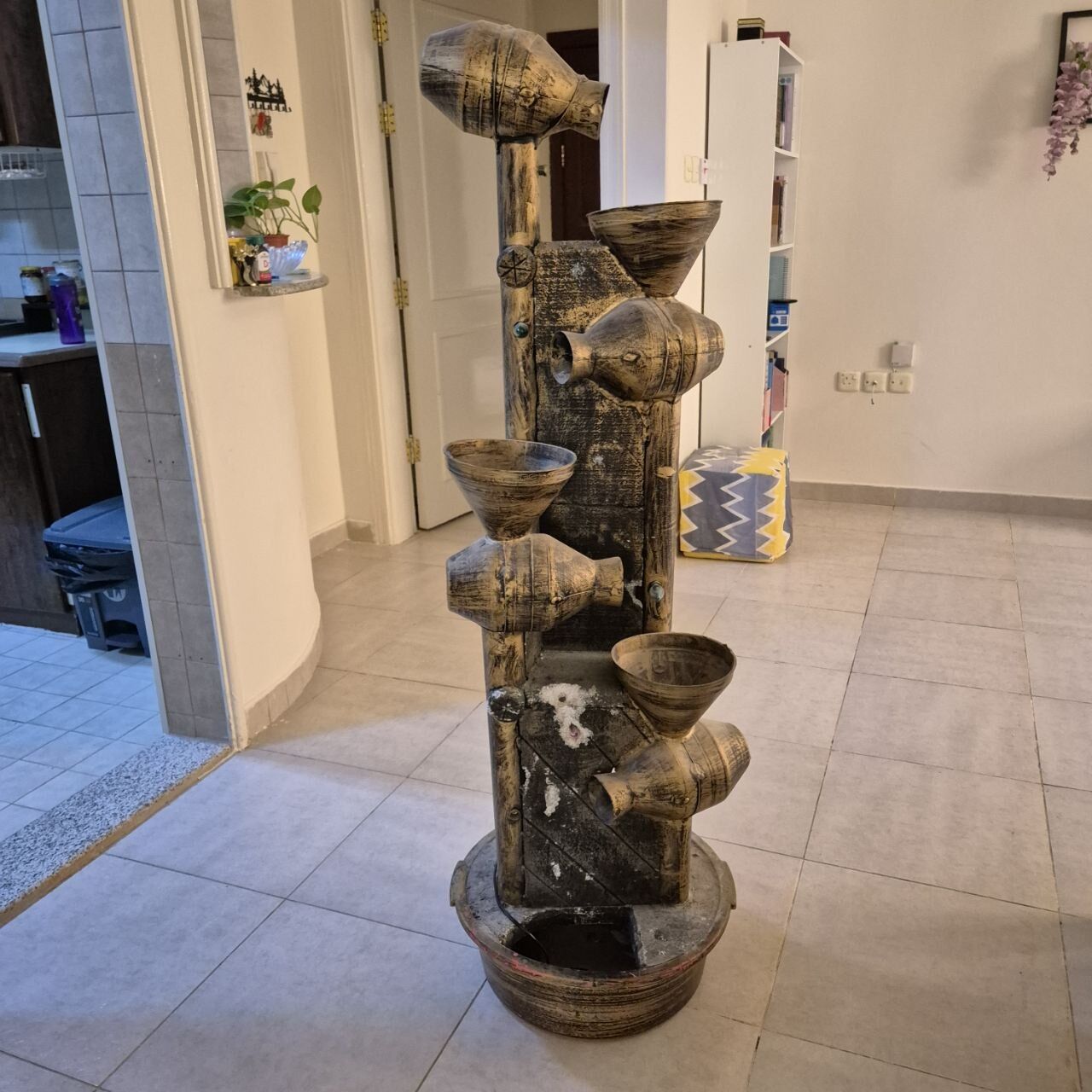 Al Wizarat, Household Items, SAR 39,  White Clothes Thobe Stand, And Water Fall