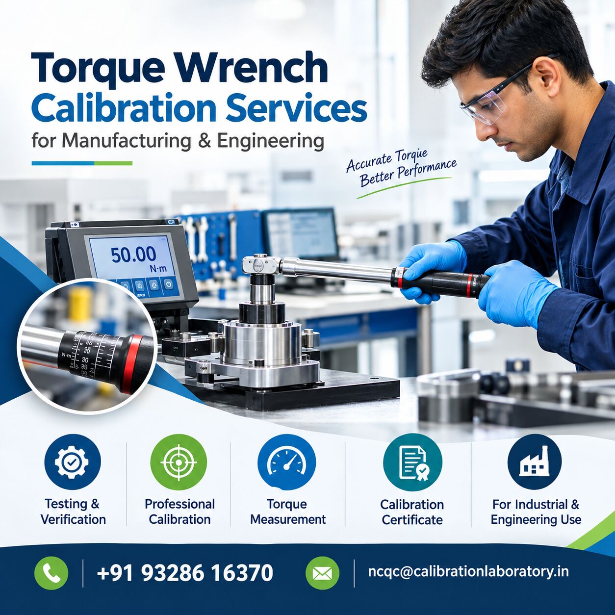 Ahmedabad, Business, Torque Wrench Calibration Services For Manufacturing & Engineering