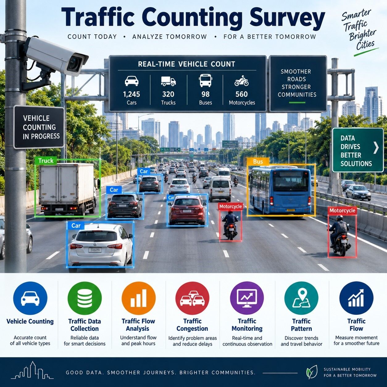 Dubai, Technical, Building A Connected UAE: Traffic Counting Efforts