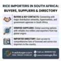 INR 25,  Rice Importers In South Africa | Buyers, Suppliers & Directory