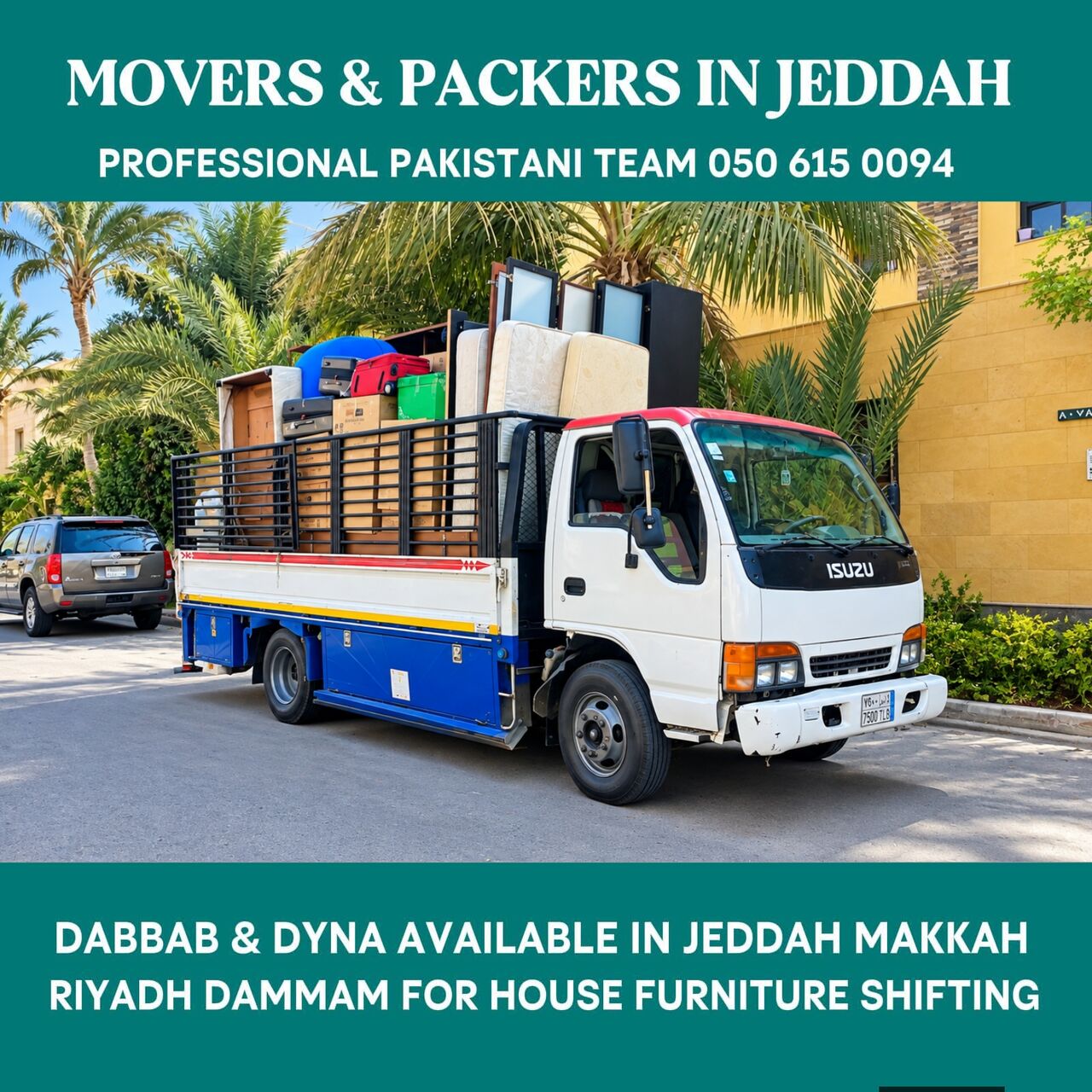 Jeddah, Relocation, House Shifting In Jeddah 050 615 0094).,