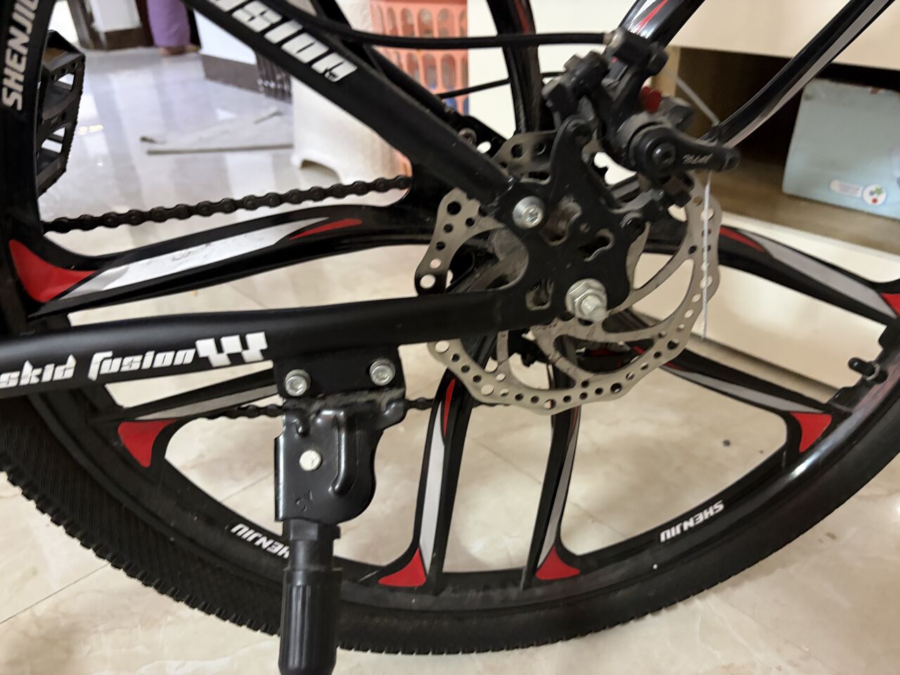 Al Jubail Al Balad, Bicycles, SAR 450,  Skid Fusion 26 Inches FOLDABLE Cycle Brand New Condition Hardly USED By My SON