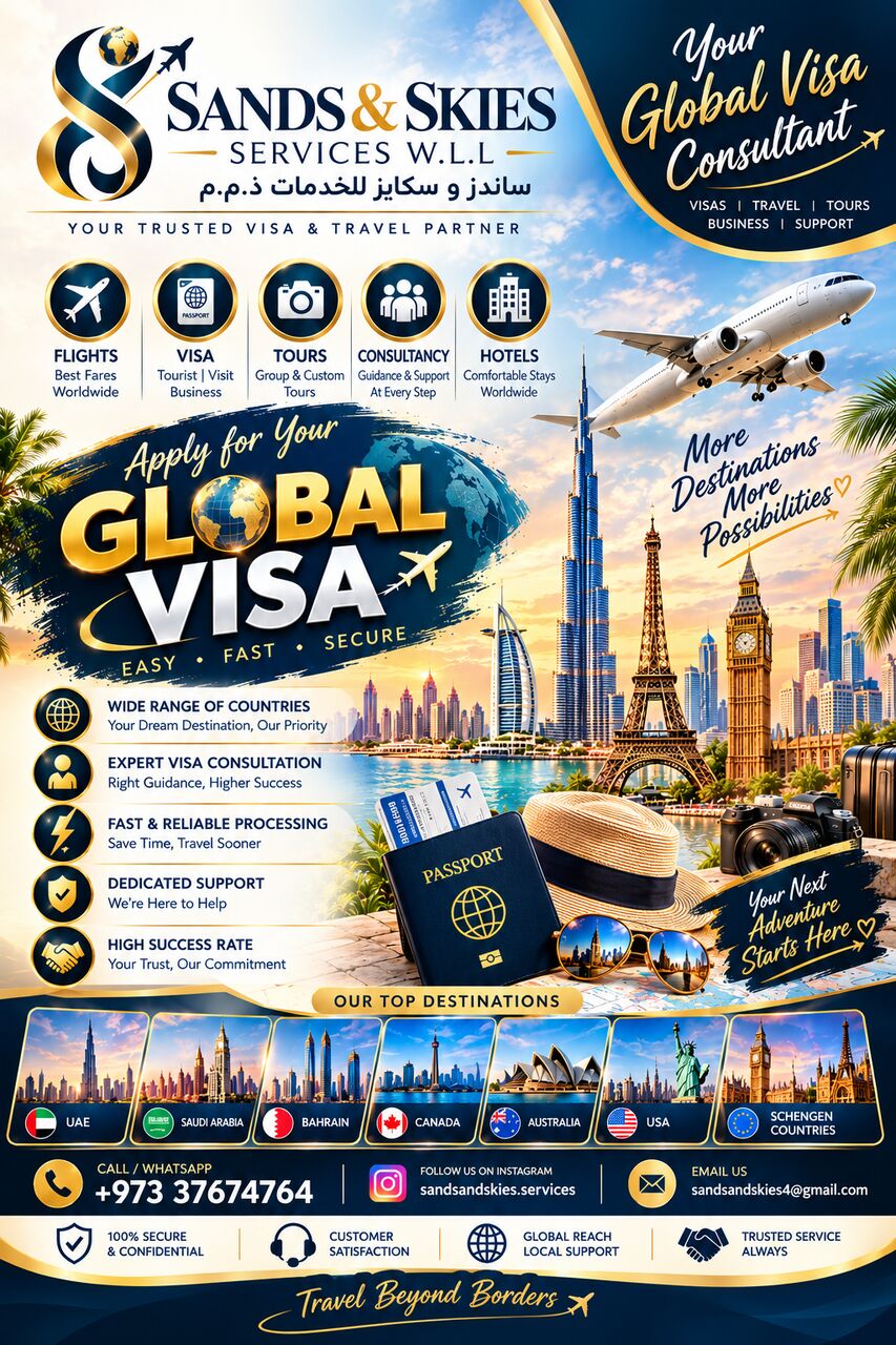 Manama, Marketing, Planning To Travel Abroad? Let Us Help With The Visa Process
