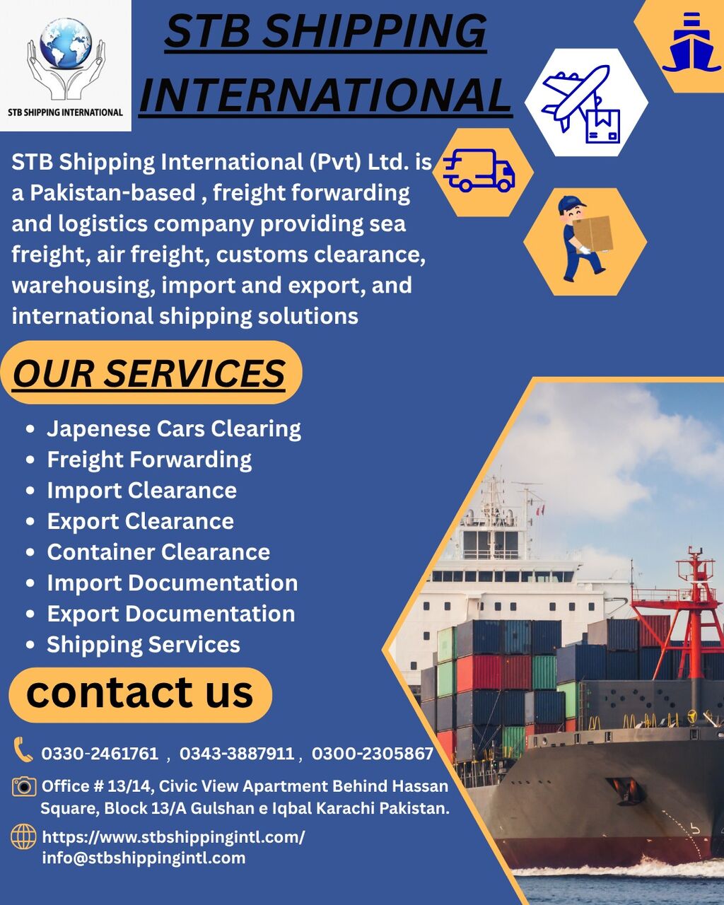 Karachi, Logistics, STB Shipping International | Freight Forwarding & Logistics
