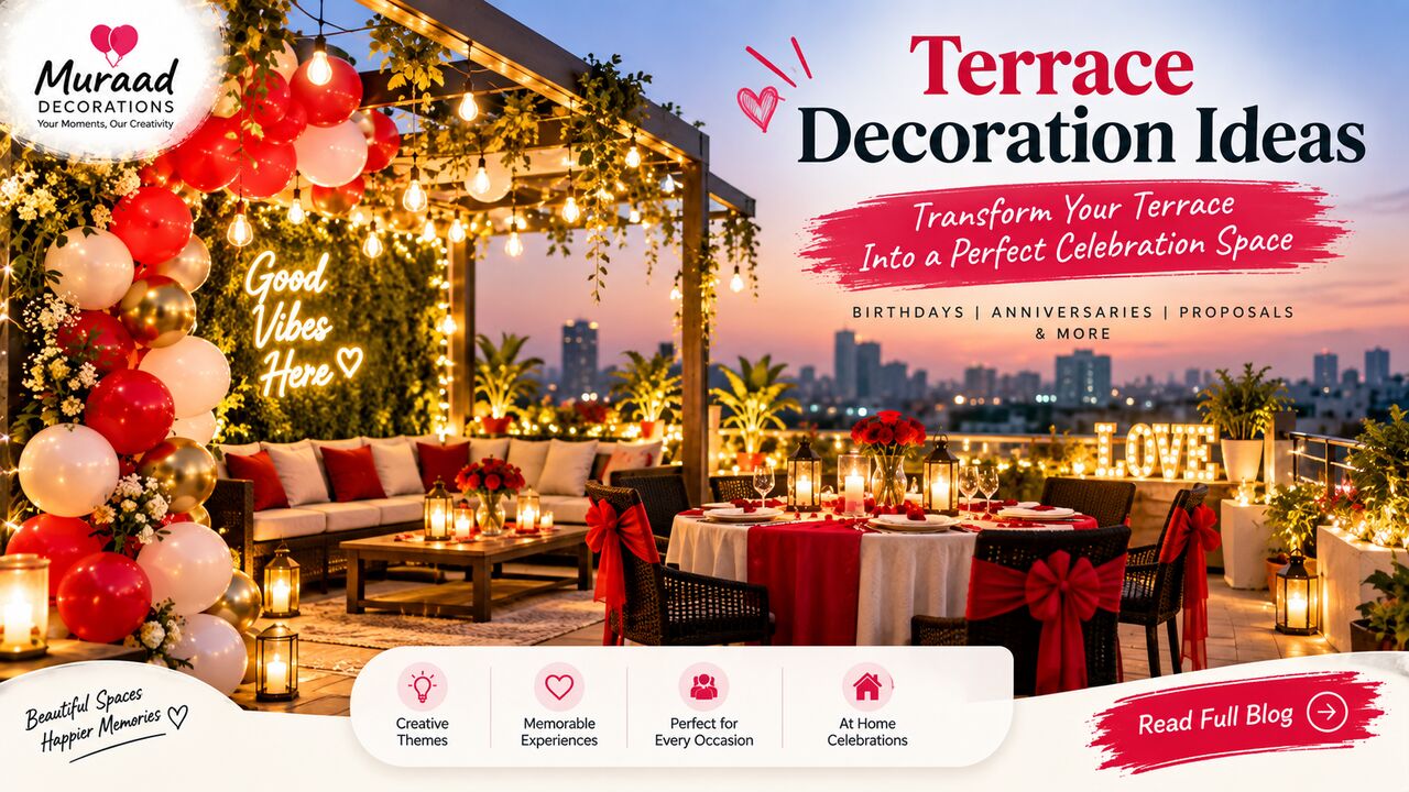New Delhi, Event Planning, Best Time Of Year For Terrace Decorations In Delhi