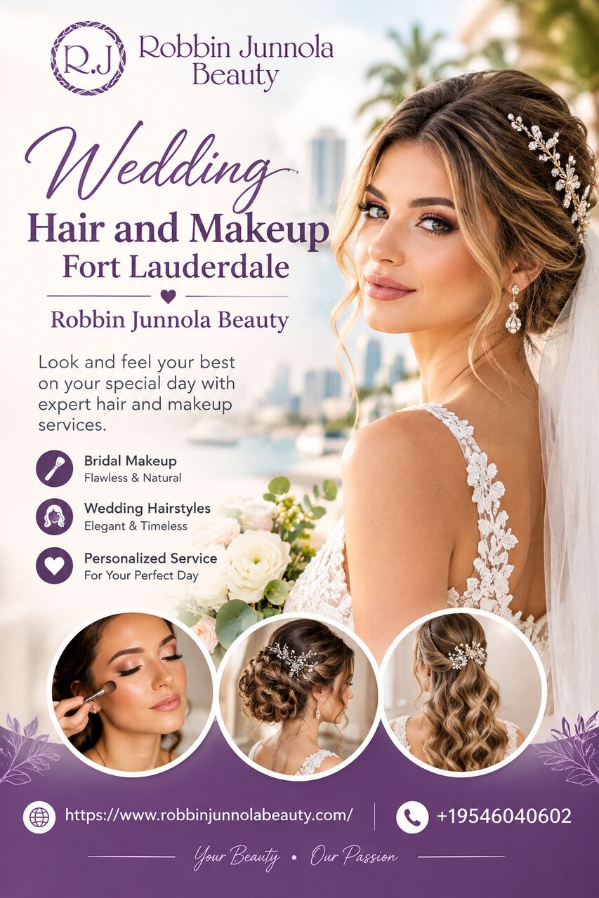 New York, Beautician, Wedding Hair And Makeup Fort Lauderdale &ndash; Robbin Junnola Beauty