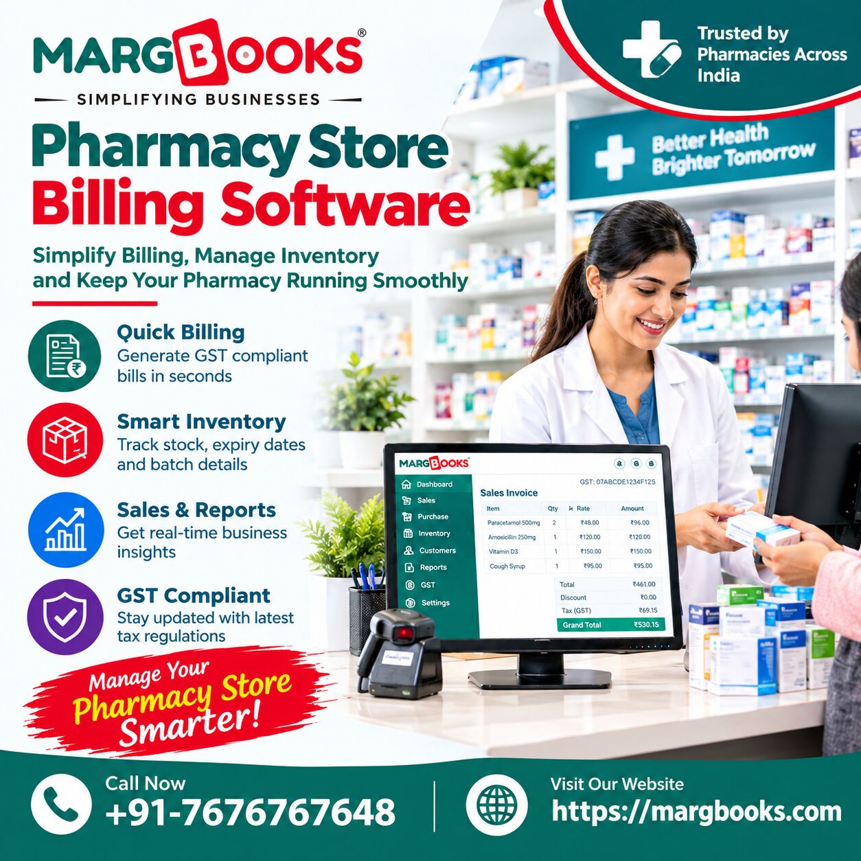 Noida, Accounting, Best Pharmacy Store Billing Software For Billing & Inventory