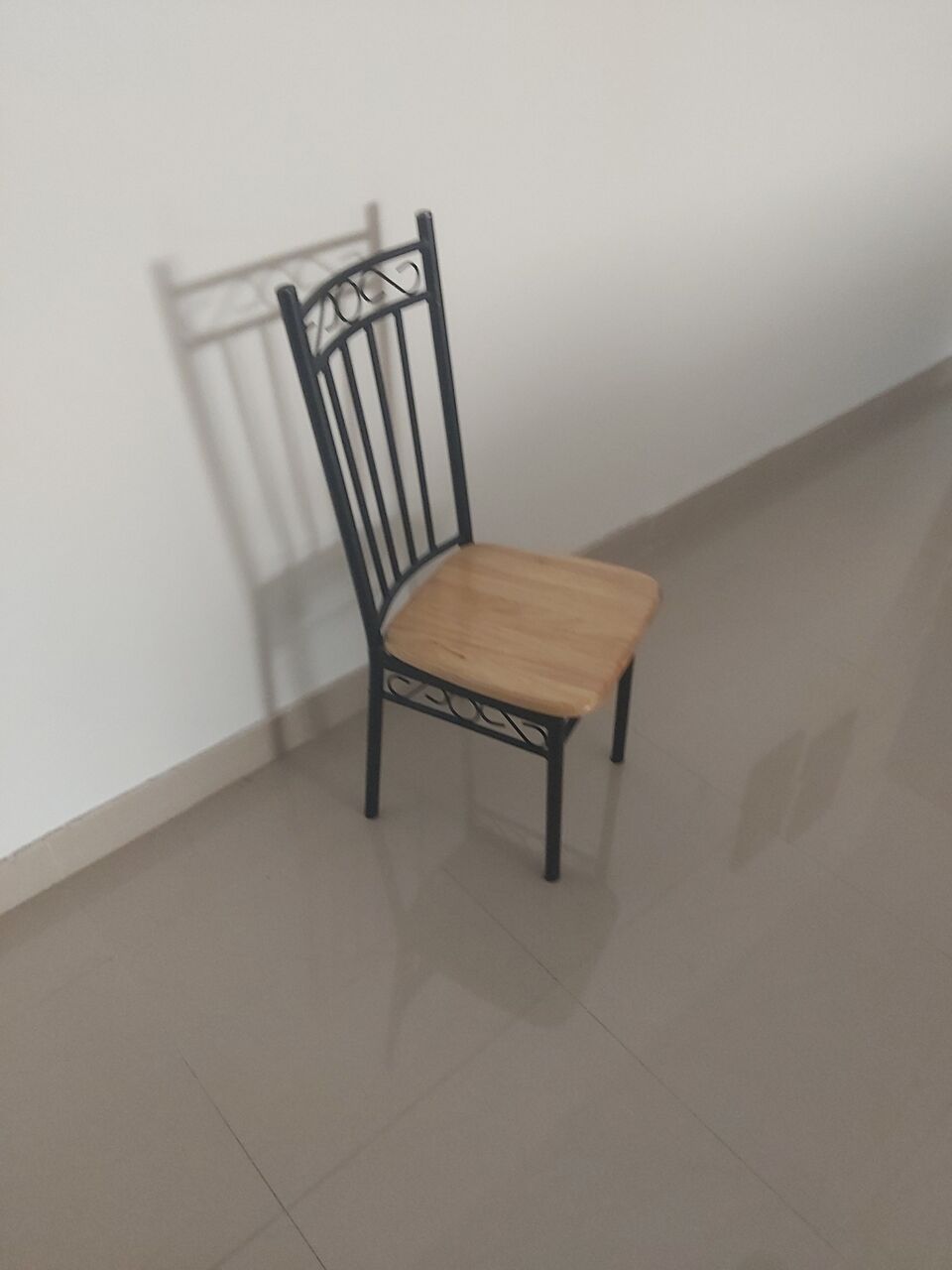 Dammam, Furniture, SAR 385,  Wooden / Steel  Dining Table In Excellent Condition + 6 Chairs Like New 1.5m X 1m ( Strong