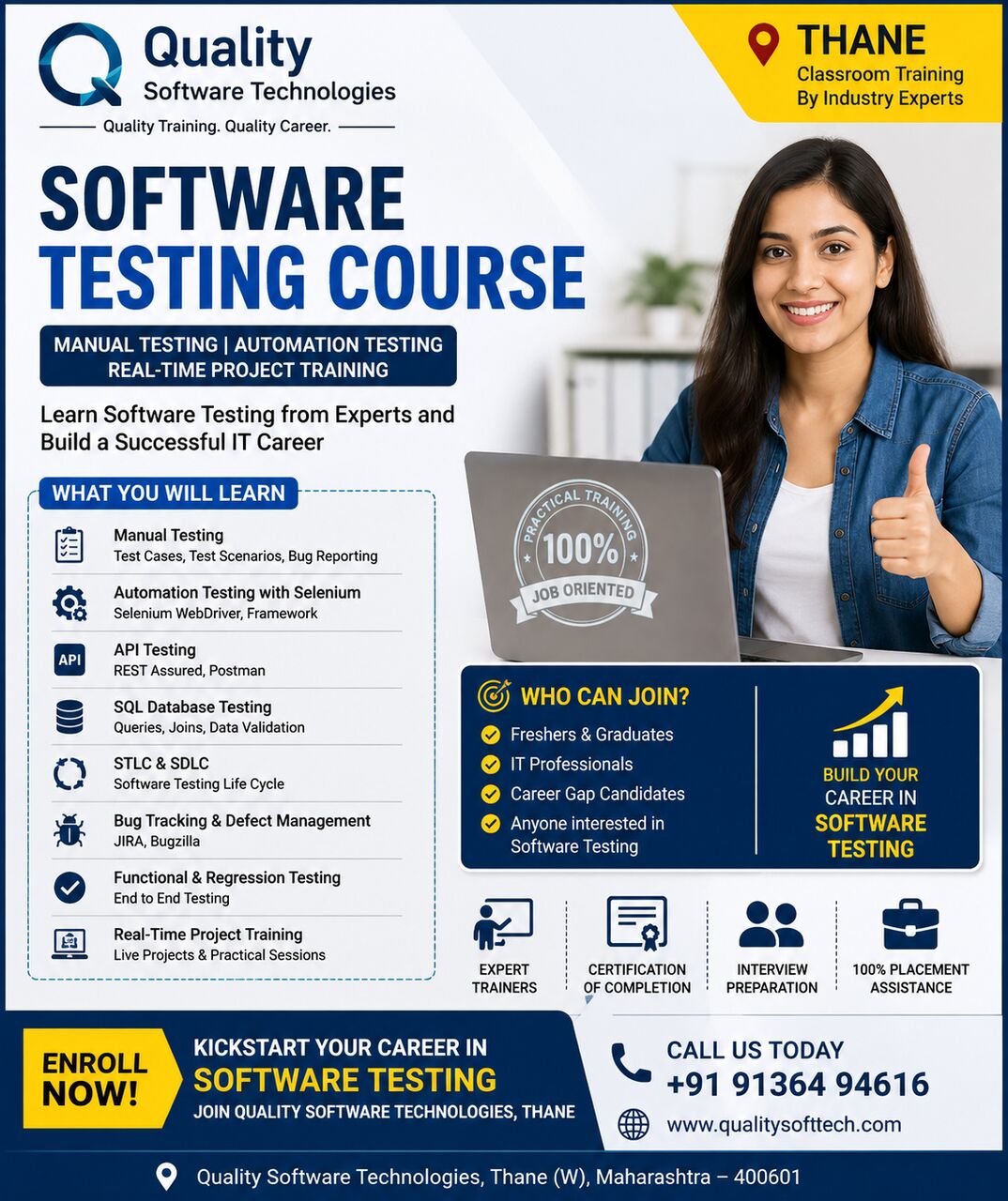 Mumbai, Education, Practical Software Testing Training &ndash; Quality Software Technologies