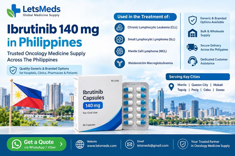 Manila, Health & Beauty Items, PHP 100,  Oncology Medicine Supplier In Makati City | Ibrutinib 140 Mg Price Philippines