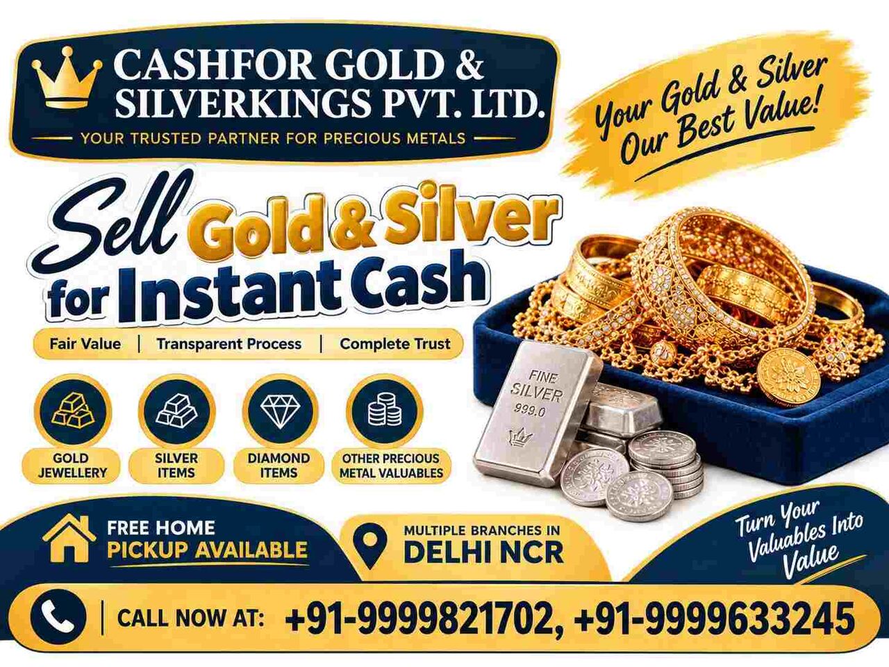 Noida, Items Wanted, What Should You Know Before Choosing A Silver Buyer Near Me?
