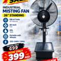 AED 399,  FLASH SALE &ndash; 26&rdquo; Industrial Misting Fan | ONLY AED 399