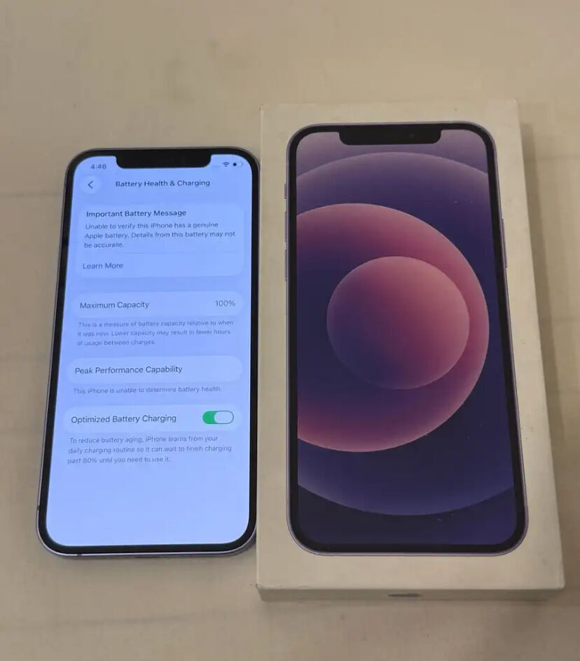 Jeddah, Mobile Phones, SAR 950,  Iphone 12 128 Gb Purple